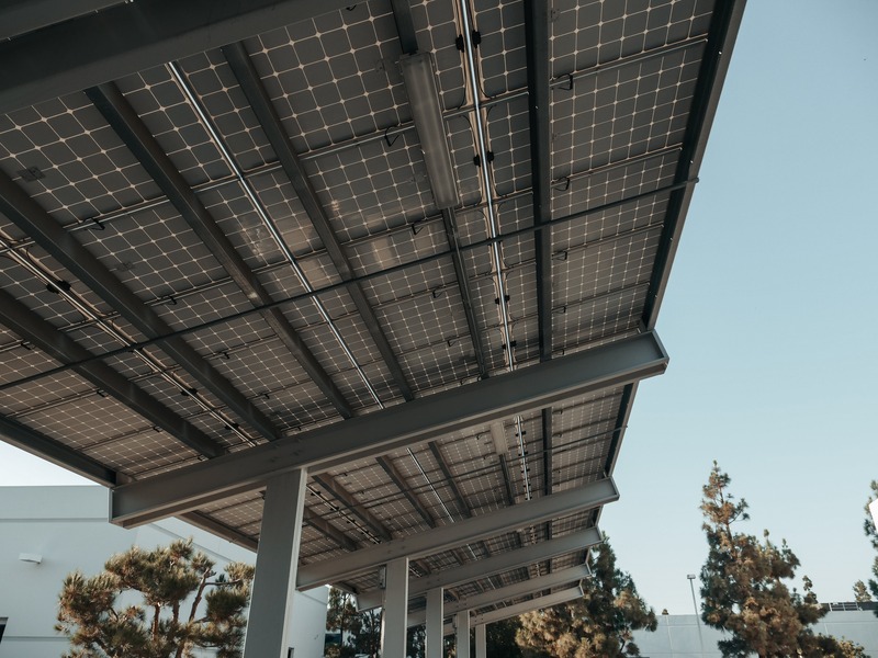 panneau solaire pergola