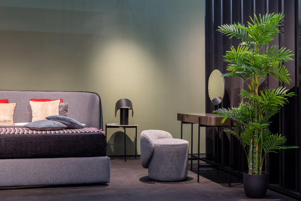 poufs en velours côtelé 2