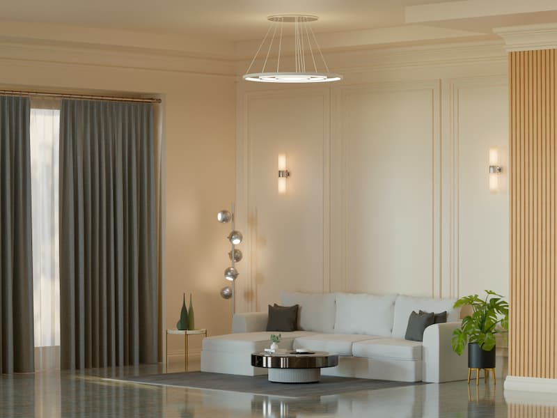 Un salon moderne et lumineux